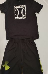 Under Armour boys tee shirt & shorts set